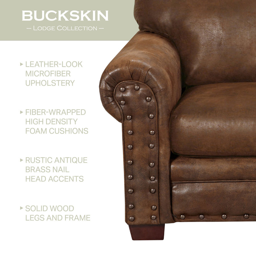 Buckskin Ottoman