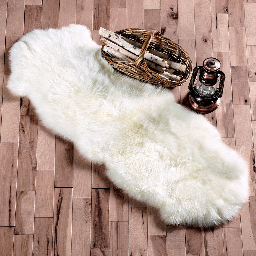 Shearling Champagne Rug Southwest Rugs: Champagne Large Sheepskin Rug | Lone Star Western Decor