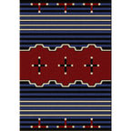 Big Chief Blue Rug Collection