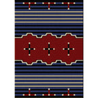 Big Chief Blue Rug Collection