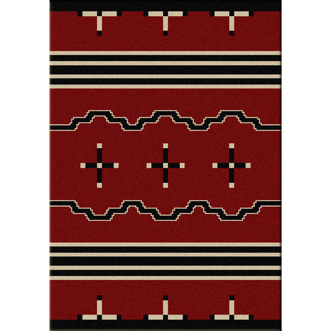 Big Chief Red Rug Collection