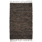 Black Hemp Diamond Rug Collection