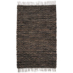 Black Hemp Diamond Rug Collection