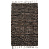 Black Hemp Diamond Rug Collection