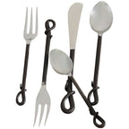 Blacksmith Loop 5 Piece Flatware Set - OVERSTOCK