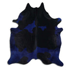Blue & Black Cowhide Rugs