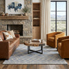 Blue Interlaced Diamonds Rug - 8 x 11 - OUT OF STOCK UNTIL 10/14/2026