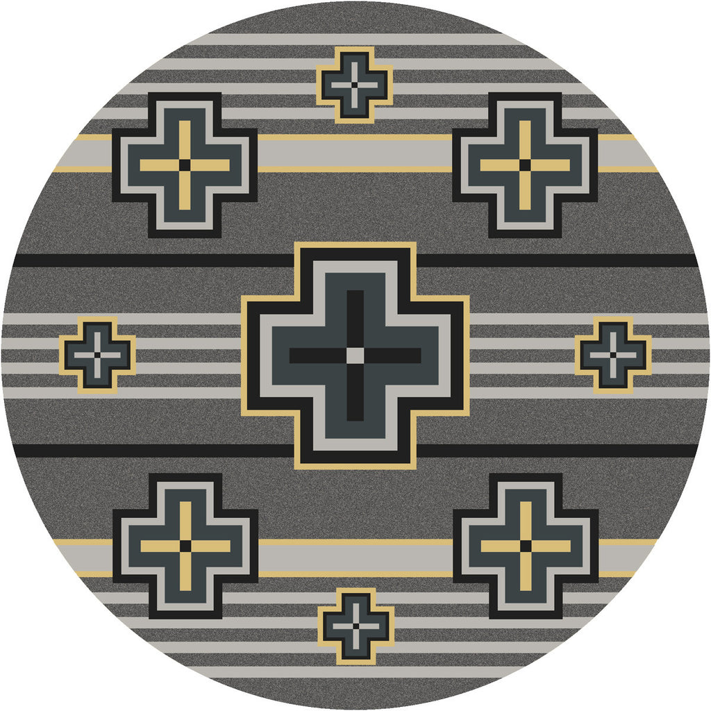 Bounty Gray Rug - 8 Ft. Round