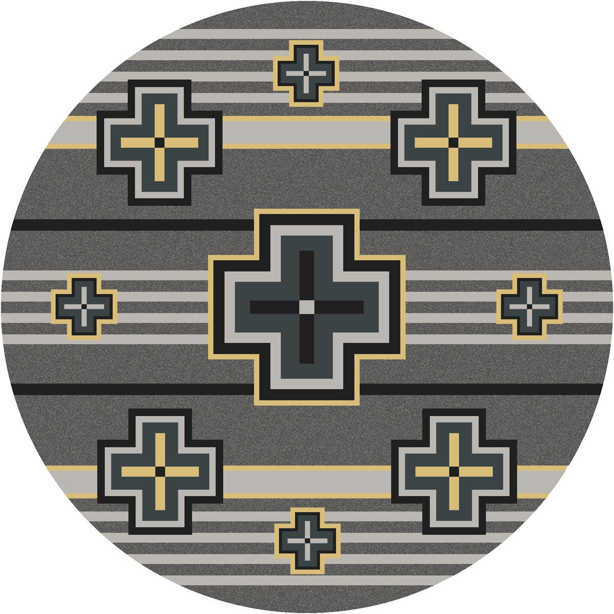 Bounty Gray Rug - 8 Ft. Round