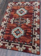 Bozeman Rust Rug - 5 x 8