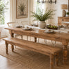 Brown Gathering Benches