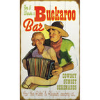 Buckaroo Bar Personalized Sign - 28 x 48