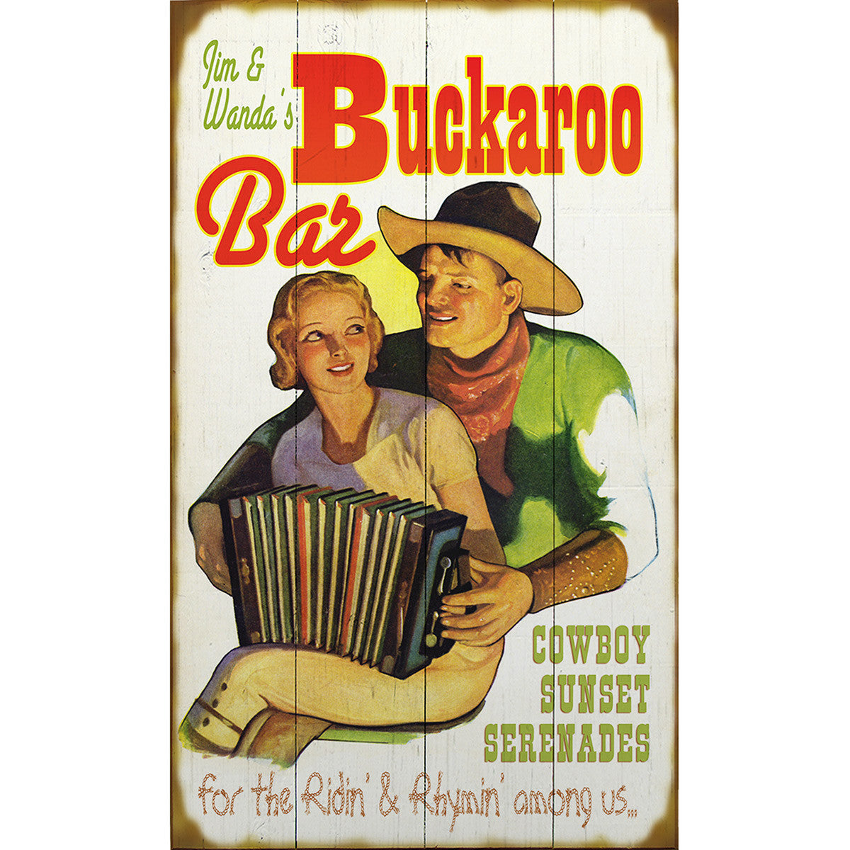 Buckaroo Bar Personalized Signs