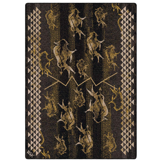 Buffalo Herd Rug - 2 x 8
