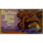 Buffalo Jump Personalized Sign - 28 x 48