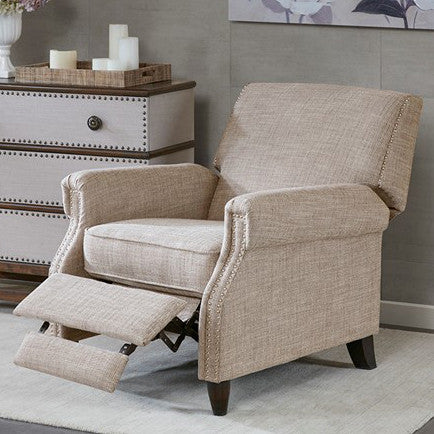 Burton Push Back Recliner - Sand