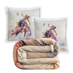 Buster Campfire Pillow & Throw