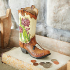 Cactus Bloom Cowgirl Boot Bank