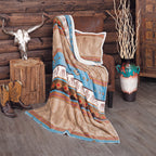 Cactus Horizon Sherpa Throw - SALE
