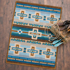 Canyon Cross Blue Rug Collection