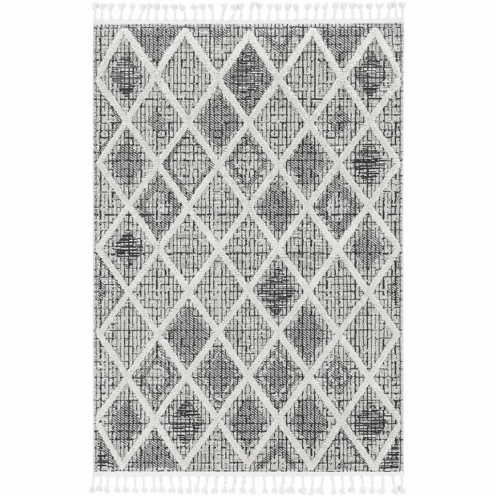 Charcoal Diamonds Rug Collection