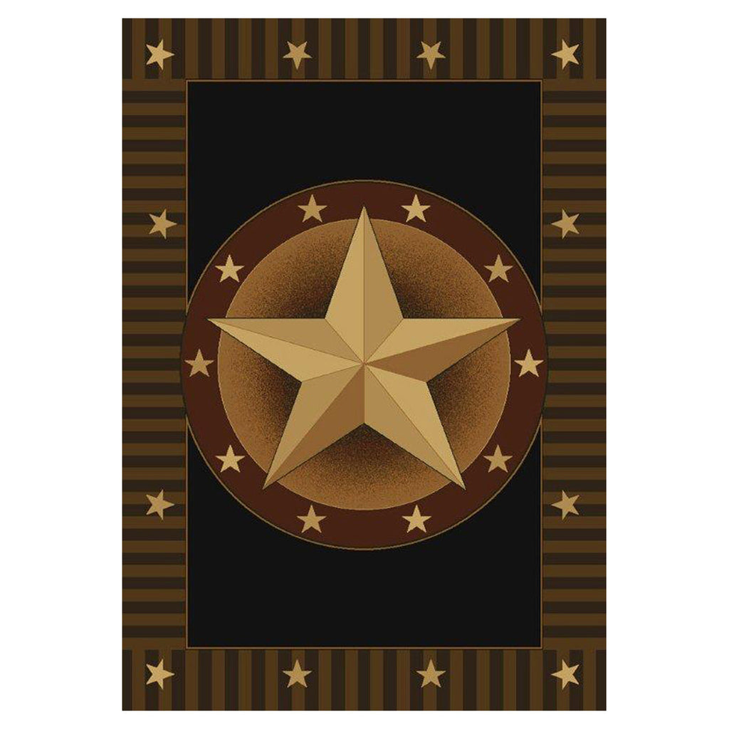 Circled Lone Star Rug Collection