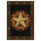 Circled Lone Star Rug Collection