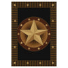 Circled Lone Star Rug Collection