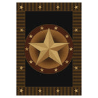 Circled Lone Star Rug Collection