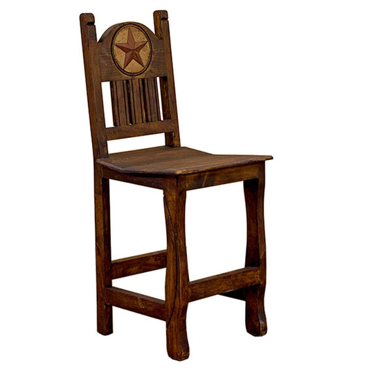 Clarence Stone Starred Brown Barstools