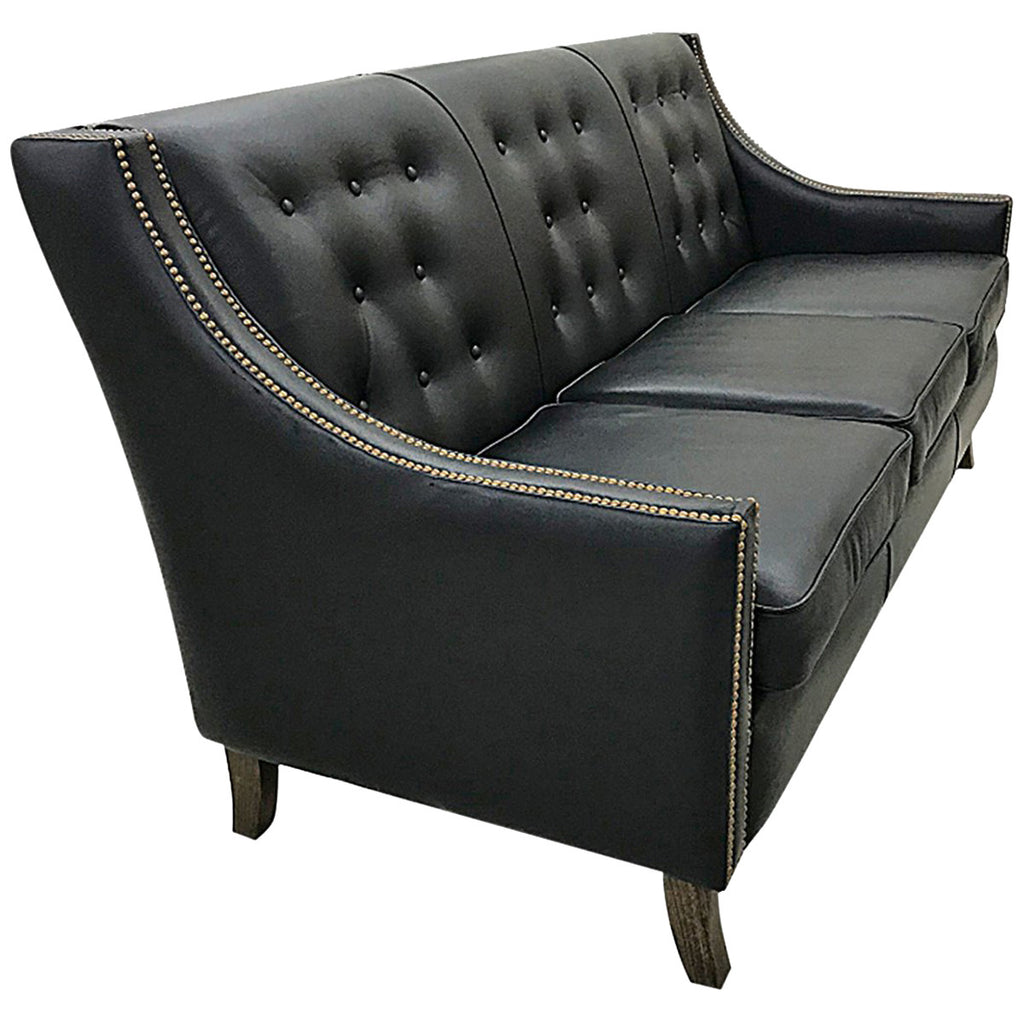 Blackwell Retro Tufted Leather Sofa