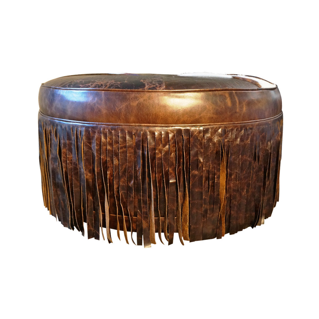 Round Ranch Ottoman