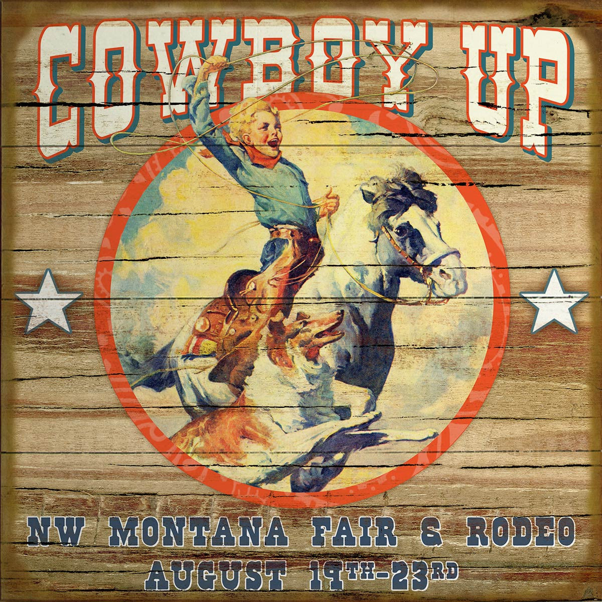 Cowboy Up Personalized Signs