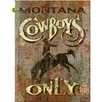 Cowboys Only Personalized Sign