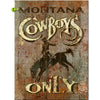 Cowboys Only Personalized Sign