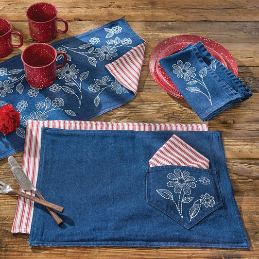 Cowgirl's Denim Table Linens