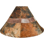 Cowhide Corset Lamp Shade - 22 Inch