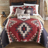 Crimson Vista Quilt Bed Set - Queen