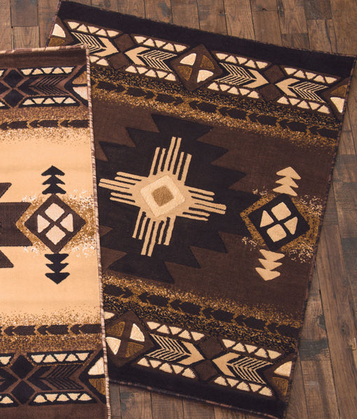 Desert Sun Chocolate Rug Collection