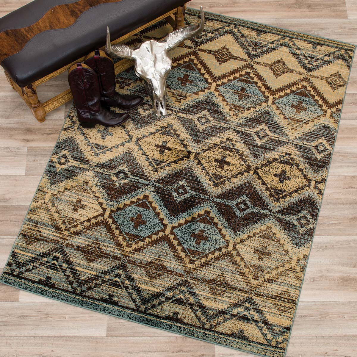Diamond Cross Rug Collection
