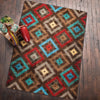 Diamond Dance Turquoise Rug Collection