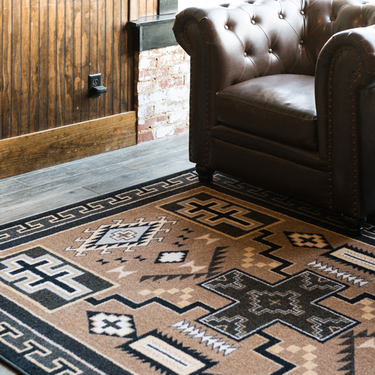 Double Cross Sand Rug Collection