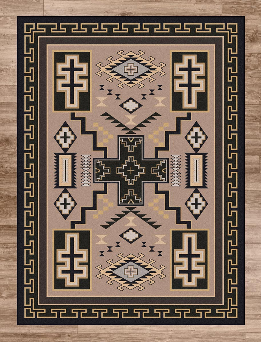 Double Cross Sand Rug Collection