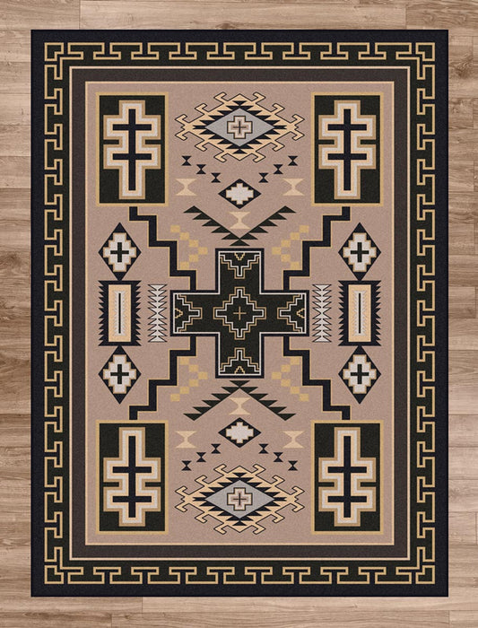 Double Cross Sand Rug Collection