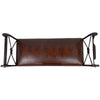 Double Vanity Bench - Posse & Antique Brown