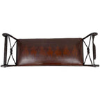 Double Vanity Bench - Posse & Antique Brown