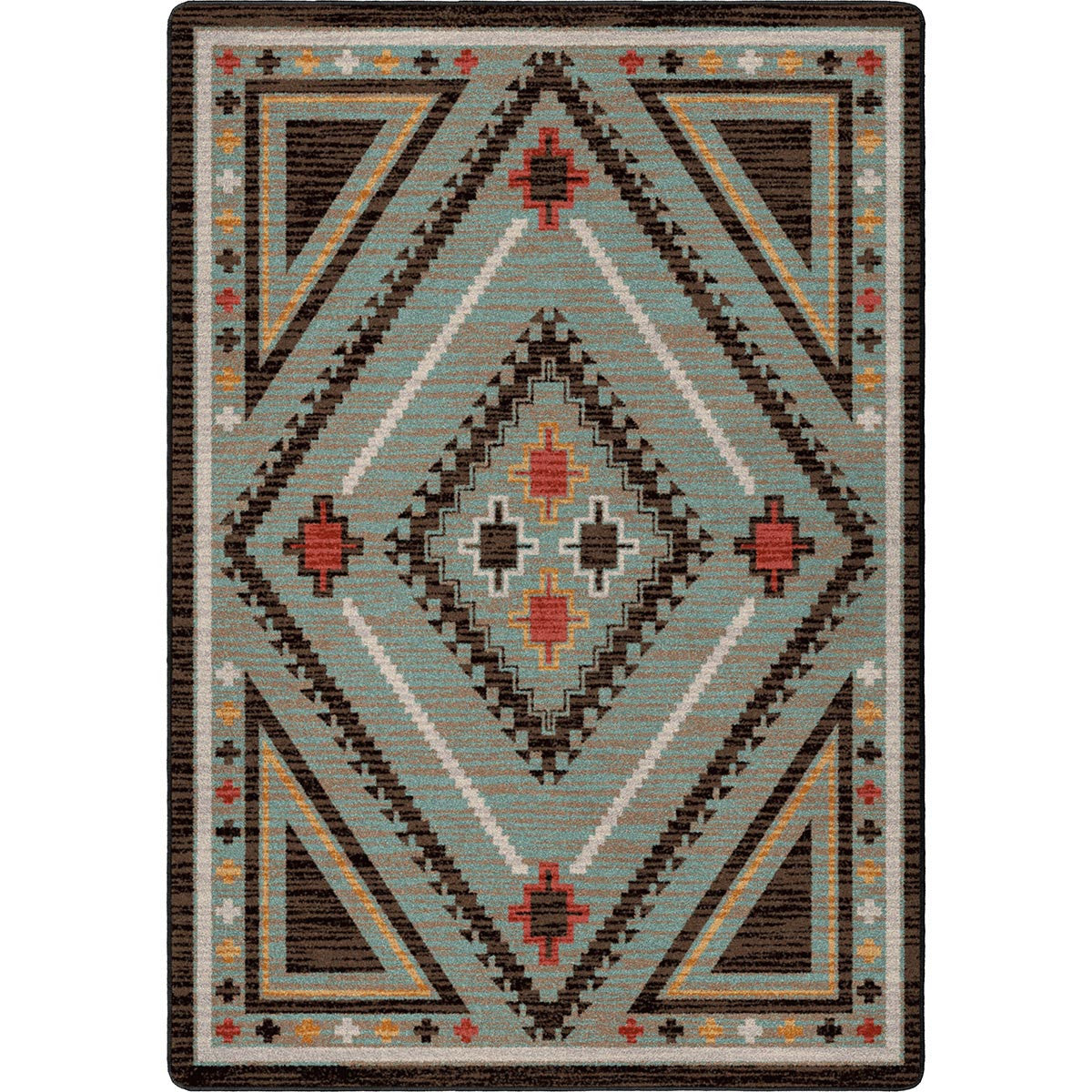 Dream Weaver Turquoise Rug - 3 x 4