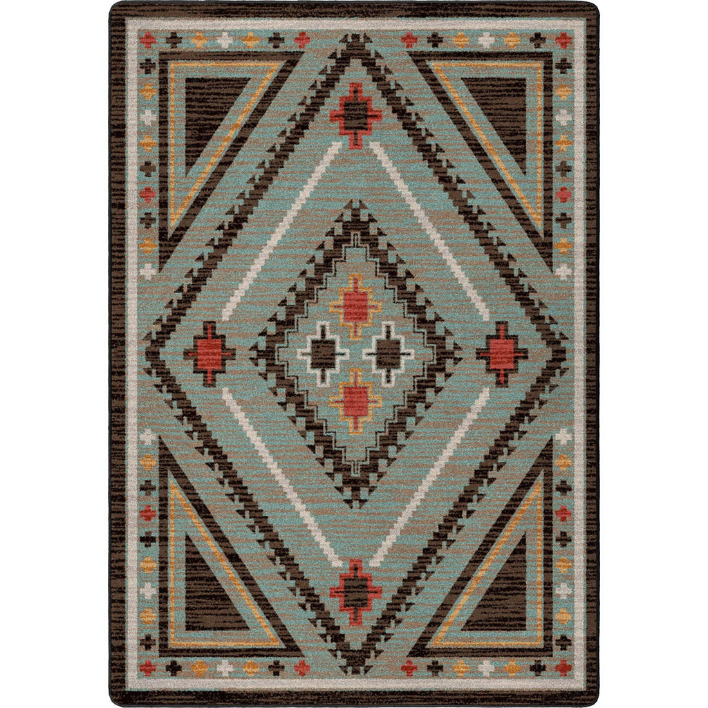 Dream Weaver Turquoise Rug - 8 x 11