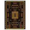 Eagle Bluff Black Rug Collection
