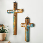 Earthy Elegance Clay Wall Crosses